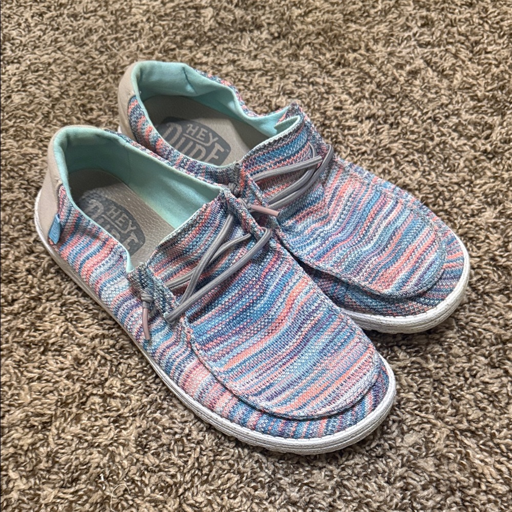 Hey Dude Women's Multicolor Knit Sneakers